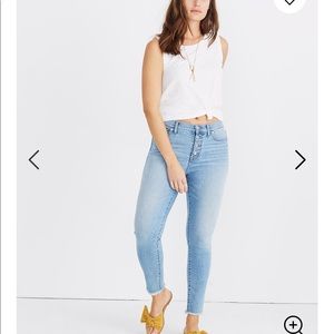 Madewell 9" High-Rise Skinny Crop Jeans